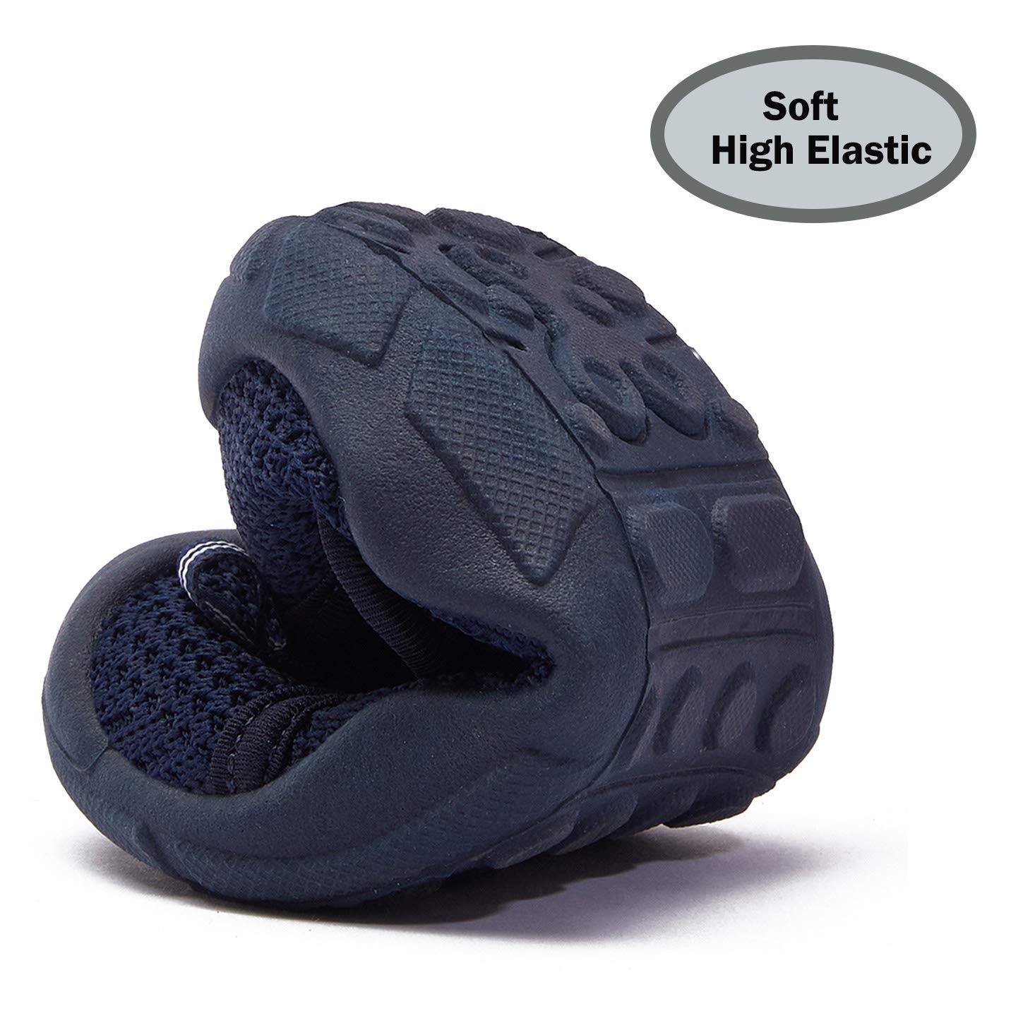 SMajong Pantofole da Casa Ragazzi Ragazze Scarpe Primi Passi per Bambini Scarpe Interne a Maglia Antiscivolo Comode Scarpe da Sportivi 20-30 EU