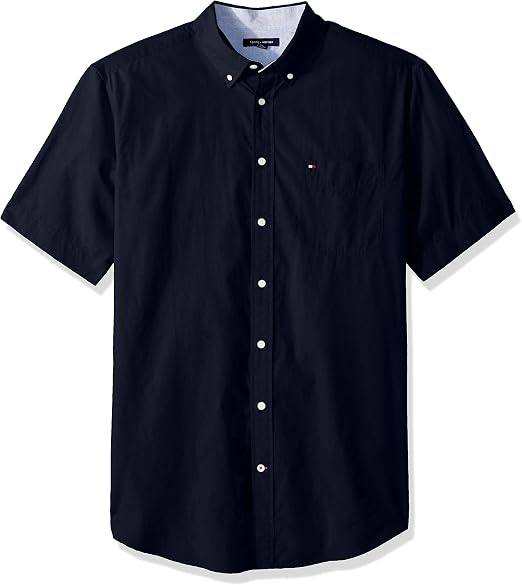 Tommy Hilfiger Mens Short Sleeve Button 
