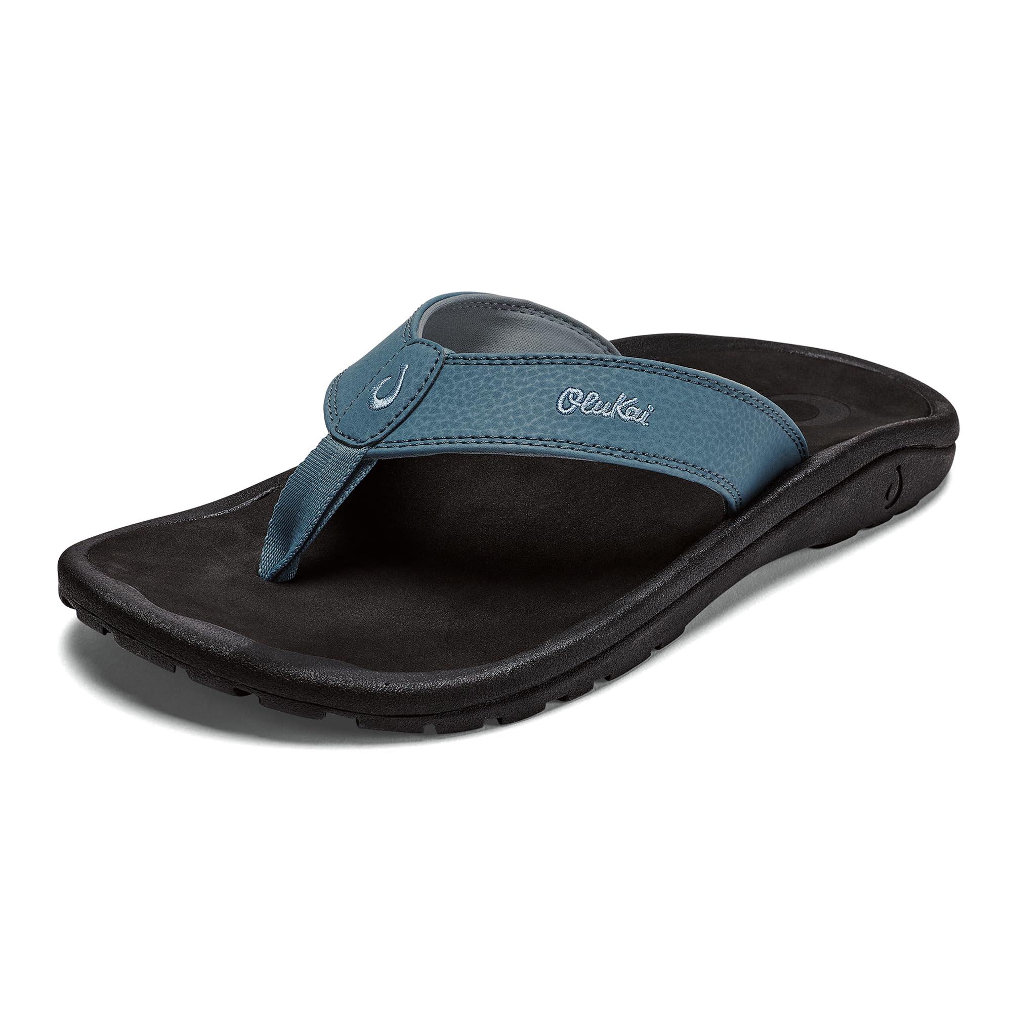 OluKai Ohana Men's Sandals, Water Resistant Flip Flops with Arch Support
