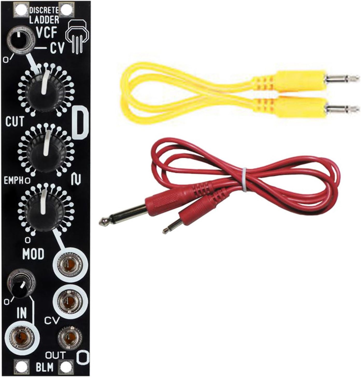 Blue Lantern Discrete Ladder VCF 6HP Eurorack Module w/ 2 Cables