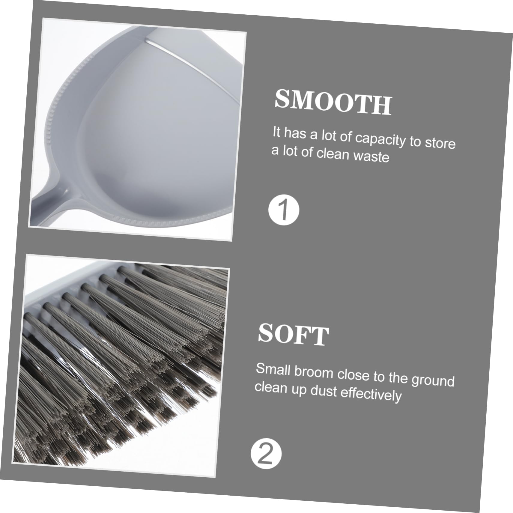 Beavorty 5pcs Broom Dustpan Cleaning Brushes for Household Use Small Office Desk Work Desk Mini Brooms Mini Broom for Desk Dust Brush for House Small Cleaning Brush for Desk The Pet Purple