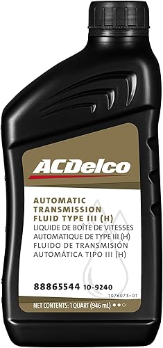 Miniatura 4 de ACDelco Gold 10-9240 - Fluido de transmisión automática tipo III (H) - 1 cuarto de galón, 32 onzas líquidas (paquete de 2)