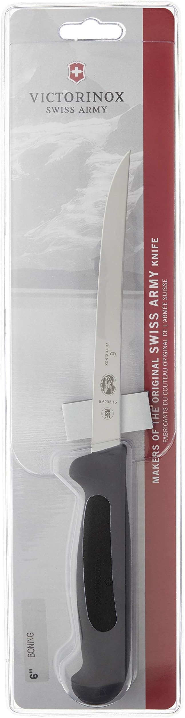 Victorinox 47519 Fibrox Pro Boning Knife 6", Black