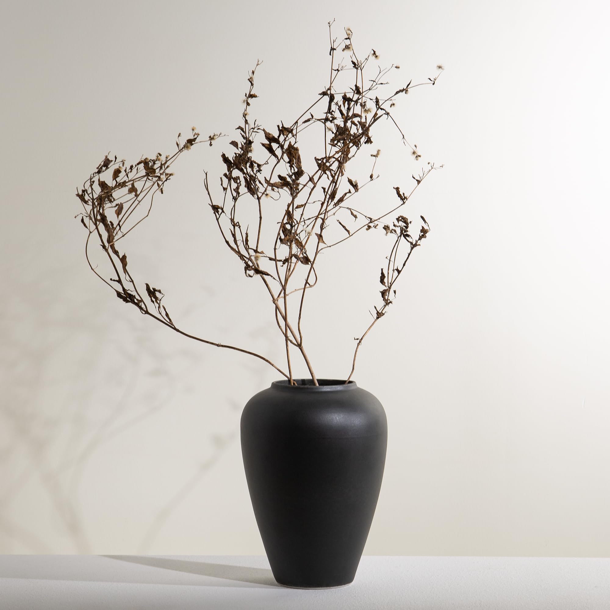 Amazon.co.jp: MORSHA セラミック 色あせた黒い花瓶 ホーム Amazon.co.jp: MORSHA セラミック 色あせた黒い花瓶 ホーム