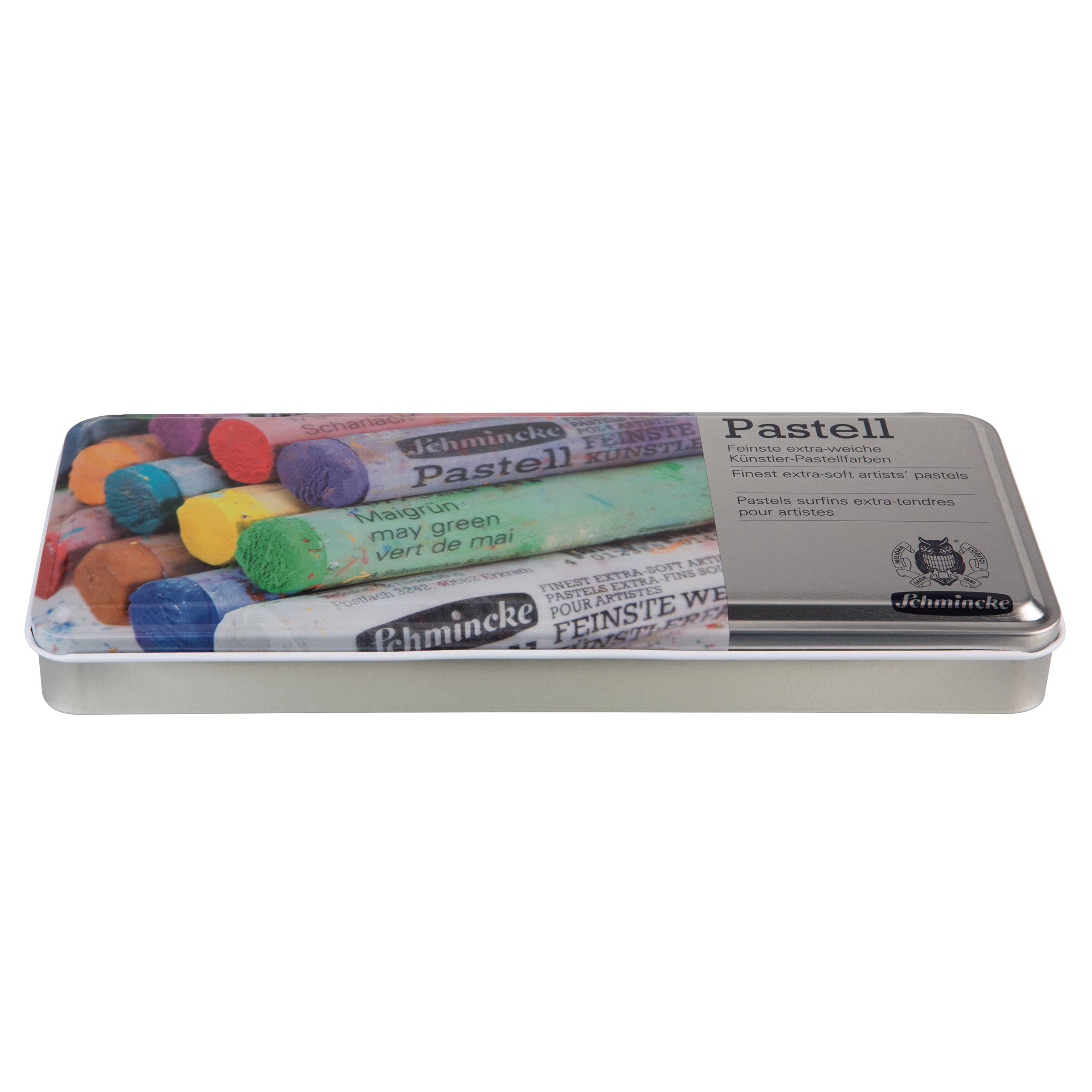 Schmincke - Metal empty box for pastels, 77911097, for 11 pastel pencils, for individual self-filling, pastel set, foam insert for safe storage and transportation - Image 5