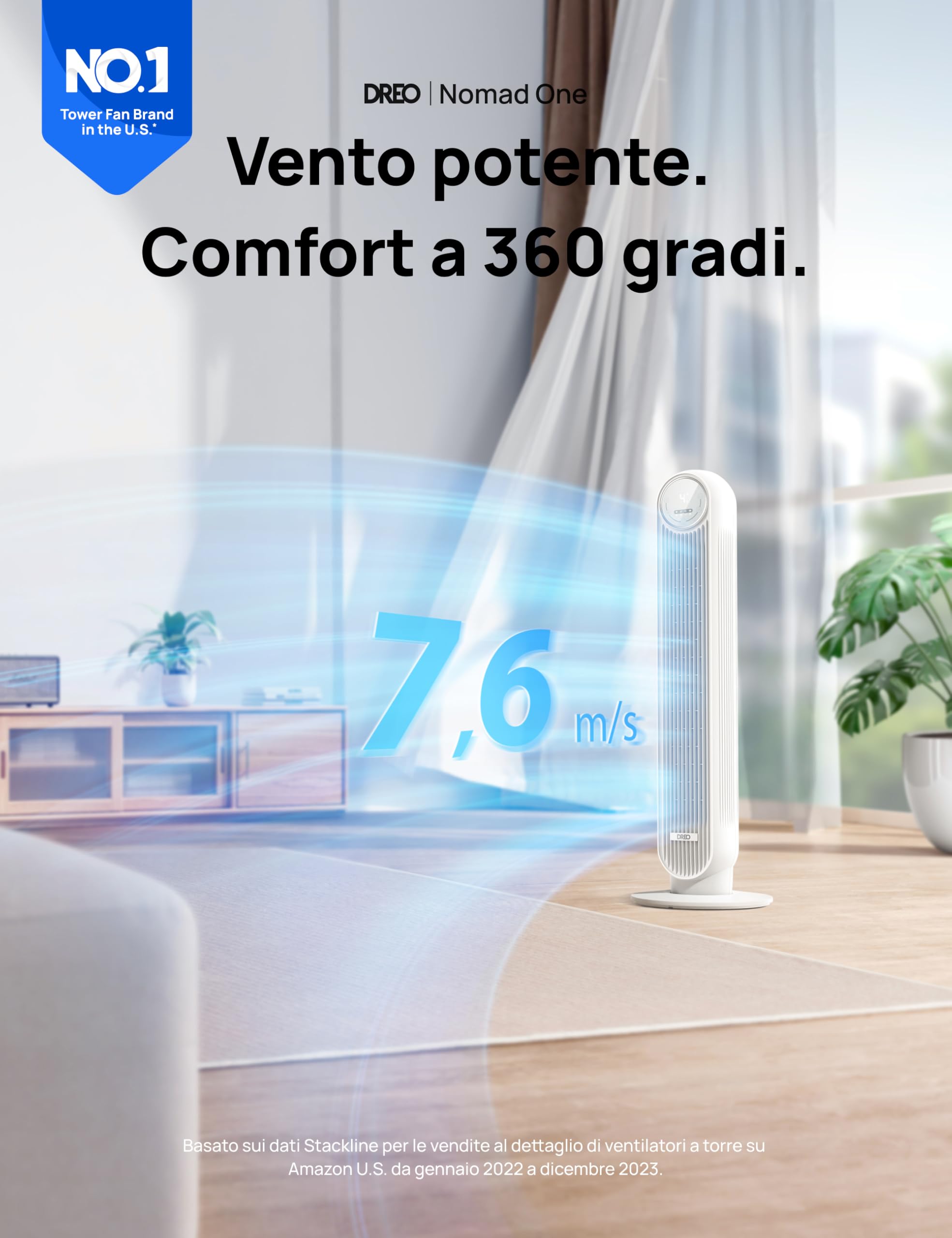 Bundle Di Ventilatore Dreo Tower Per Camera Da Italia - Foto 5