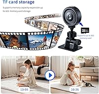 Vista 6 de Cámara WiFi HD 1080P – Cámara de seguridad para mascotas – Cámaras ocultas – Cámara espía – Mini con visión nocturna y detección de movimiento