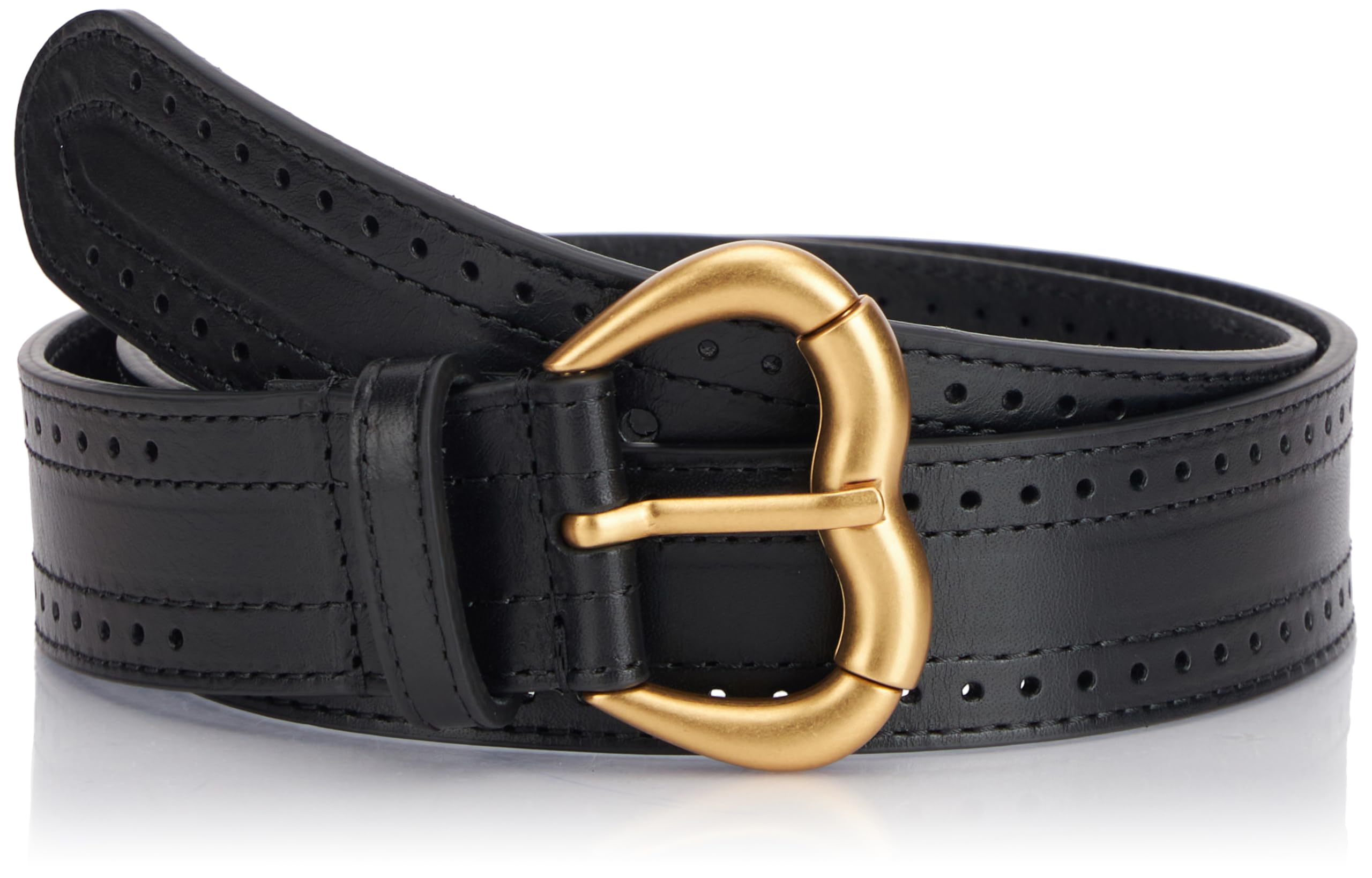 Pinko Jolene H3,5 Cuoio Cintura, Z99M_Nero Limousine-Chocolate Gold, S Donna - 4