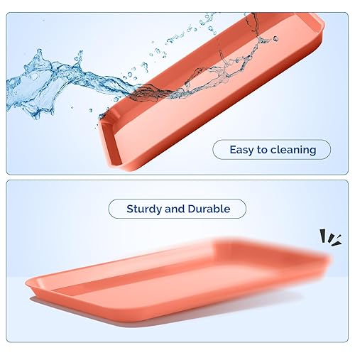 Miniatura 31 de JMU Bandejas dentales autoclavables, bandejas de plástico dentales para instrumento blanco, 13.25" X 9.75", tamaño B