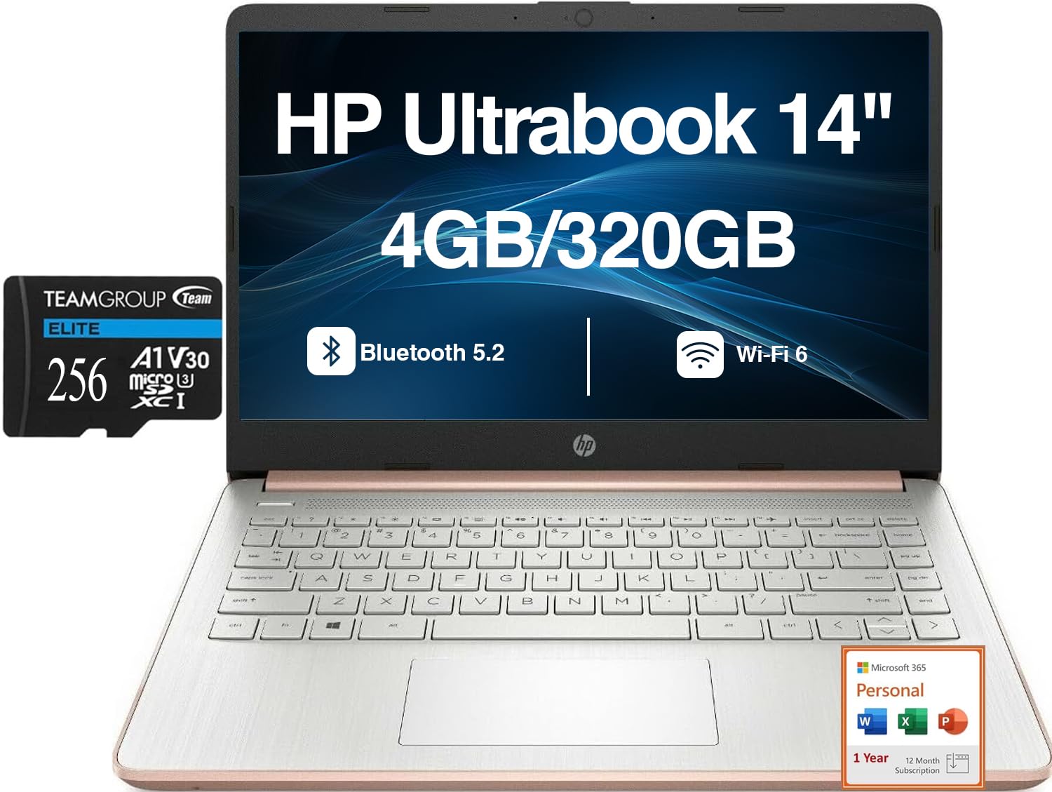 Amazon.com: HP Rose Gold Ultrabook 14