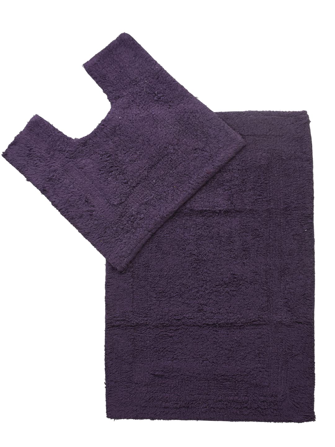 SASHAA WORLD Solid Anti Skid Bathmat and Contour Set (50 X 80 CM, Purple),(Pack of 2) (B09TGS34C5) Amazon Price History, Amazon Price Tracker