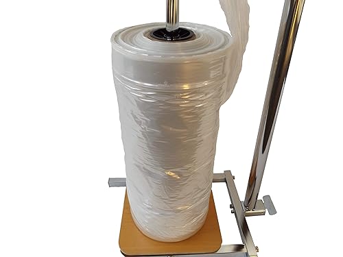 Miniatura 3 de NAHANCO NTP354, Plástico Perforado Poly Garment Bolsas en un Rollo, 12 mil., 54"H x 21" W x 4" D, transparente (rollo de 466)