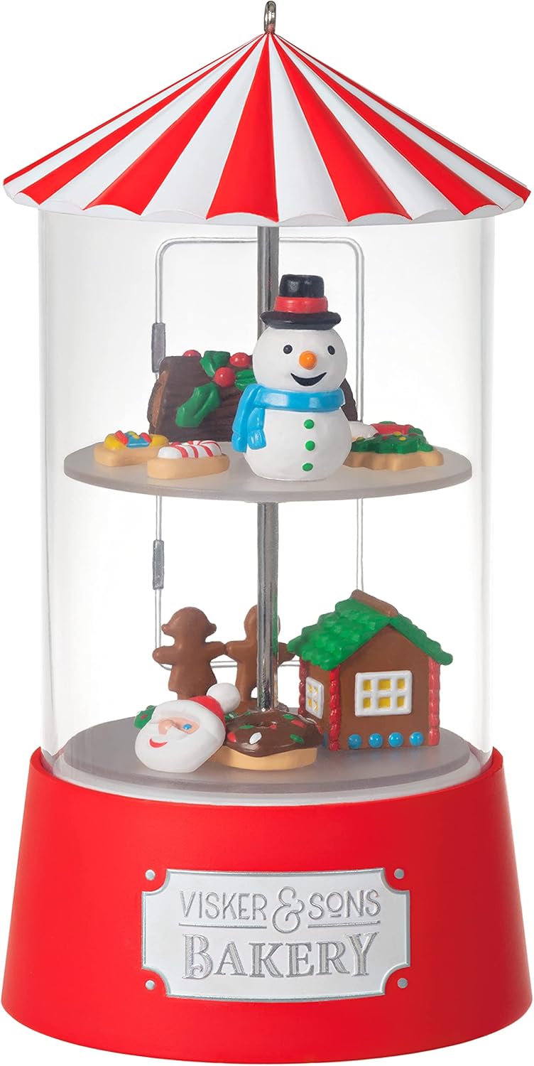 Hallmark Keepsake Christmas Ornament 2021, Seasonal Smorgasbord Season's Treatings Ornament with Motion