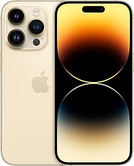 Apple iPhone 14 Pro, 512GB, Gold - (Renewed)