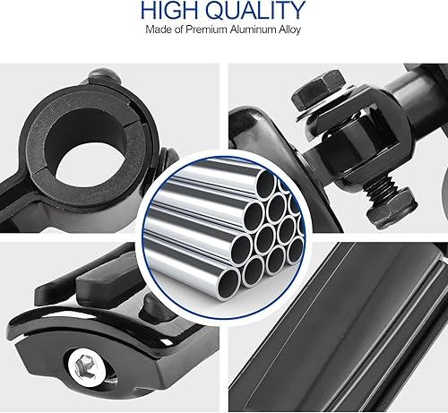 Miniatura 4 de Estriberas de motocicleta para carretera, barras de choque para Harley Touring Electra Street Glide Road King Sportster, Kawasaki, 1 1/4 pulgadas