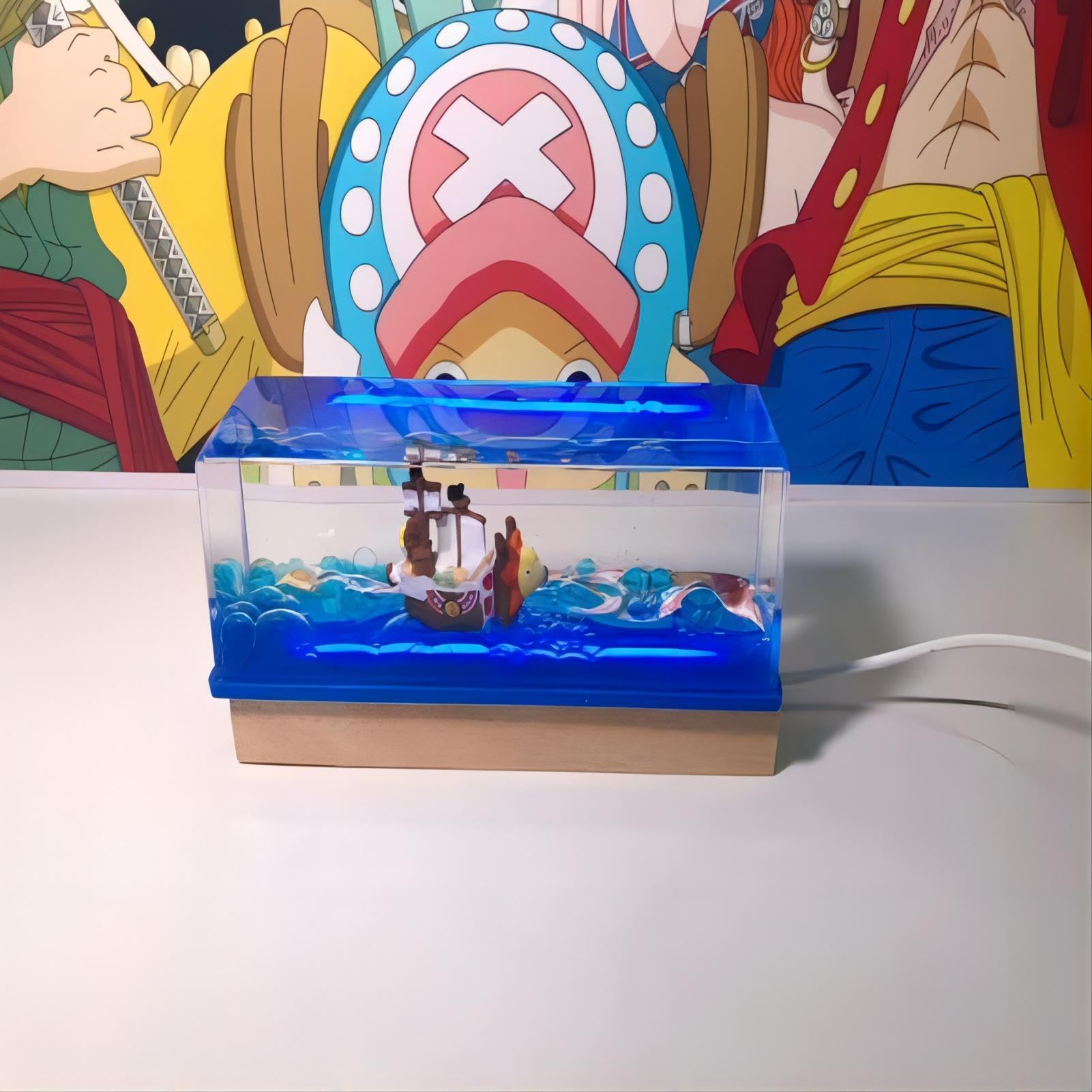 Fluid Drift Bottle,Bateau de croisière Titanic insubmersible,Black Pearl Pirate Ship,Modèle Fluide de Bateau en Acrylique,Soulagement du Stress,pour Ornement de Bureau de décoration (Base)