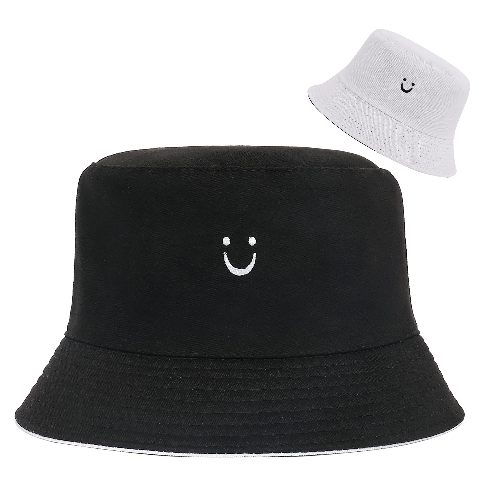 Mimfutu Reversible Womens Bucket Hat, Summer Fashion Fisherman Beach Sun Hats