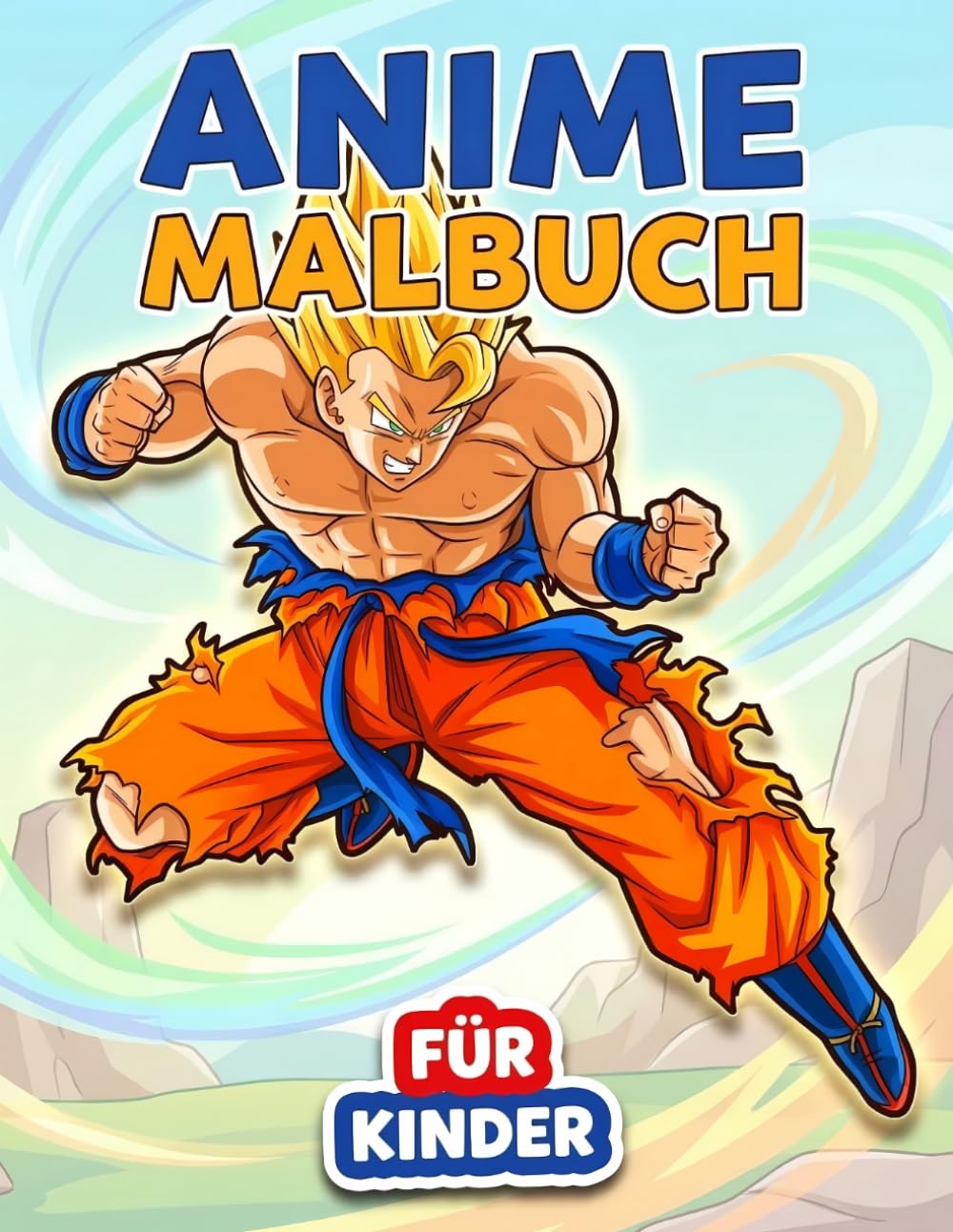 Anime Malbuch: Über 60 Lustige Und Coole Motive – Perfektes Geschenk Für Kinder Und Teenager