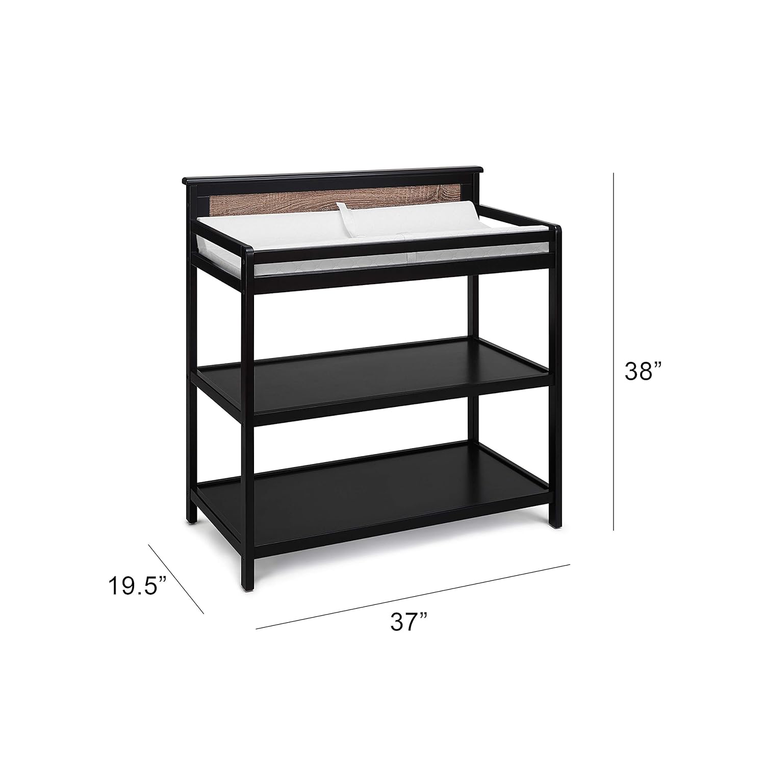 Suite Bebe - Connelly Changing Table - Vintage Walnut