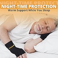 Vista 8 de Fititude: Copper Infused Compression Gloves Half Finger Helps Recovery from Arthritis, Swelling, Joint, Hand Pain Relief