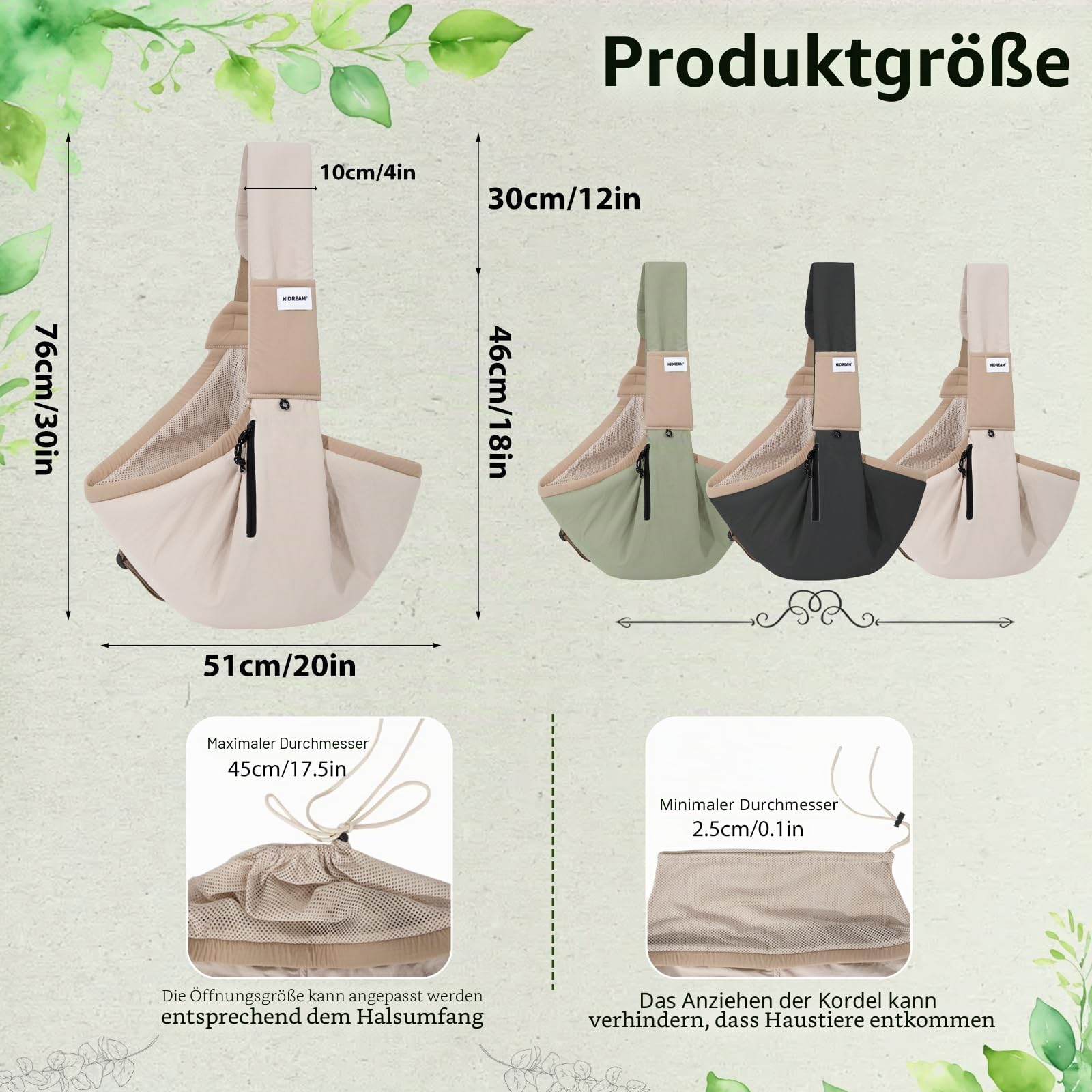 Tragetasche für kleine Hunde, weiche Seite, freihändige Katzentragetasche mit festem Klebeband und Seitentasche, Crossbody-Tragetasche für Welpen, Katzen bis zu 8,8 kg, Grau