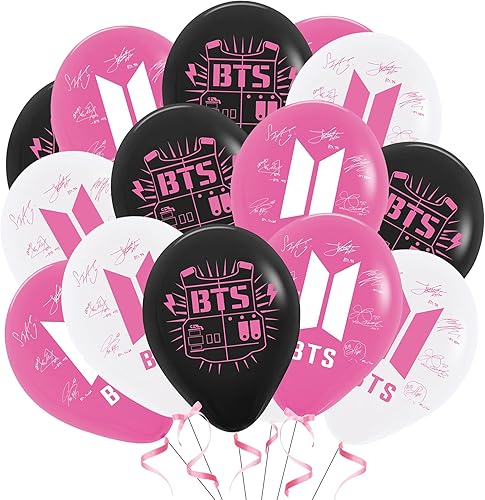 BTS - Globos combinados para niños, globos de fiesta de baile, decoración de fiesta de baile, globos de decoración de baile, globos de combinación