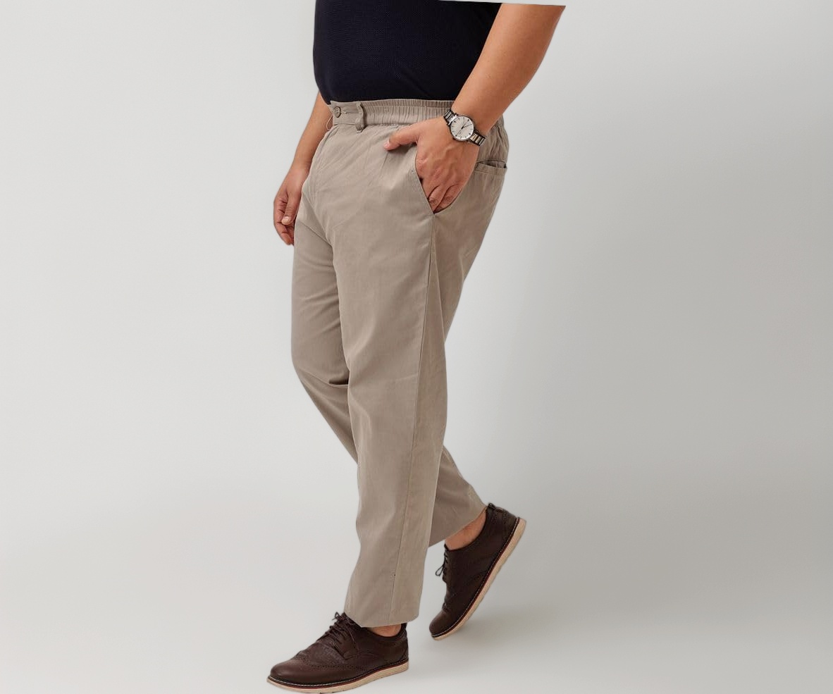 INSCRIRE Cotton Washer Chino Pants サイズ1 Plus Size Men Chino Trouser Formal Casual Office Pant 3XL-9XL