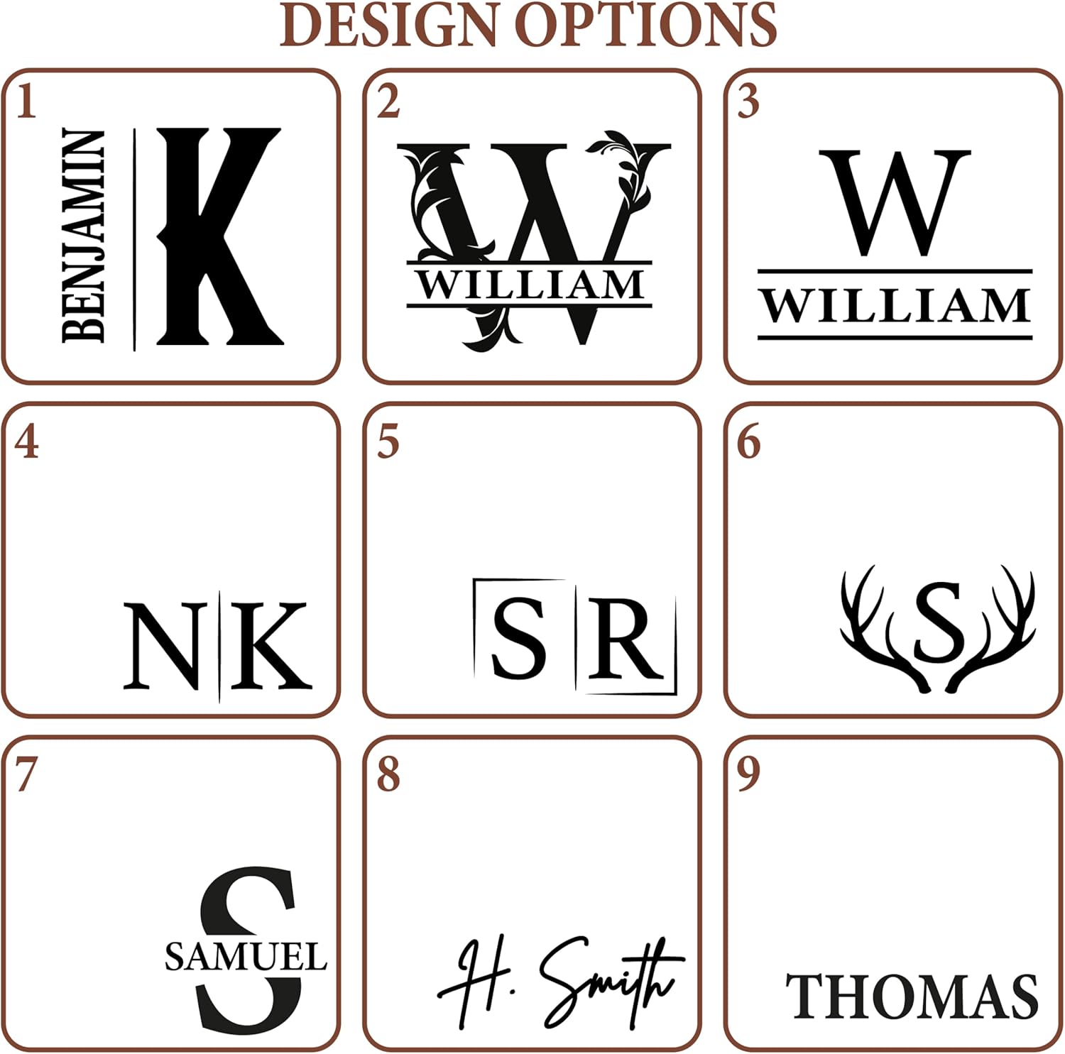 Personalized Leather Wallet for Men – Custom Engraved with Name or Initials, Premium Monogram Wallet for Son, Dad, Grandpa, Boyfriend, Birthday, Father's Day, Anniversary, Christmas - Image 3