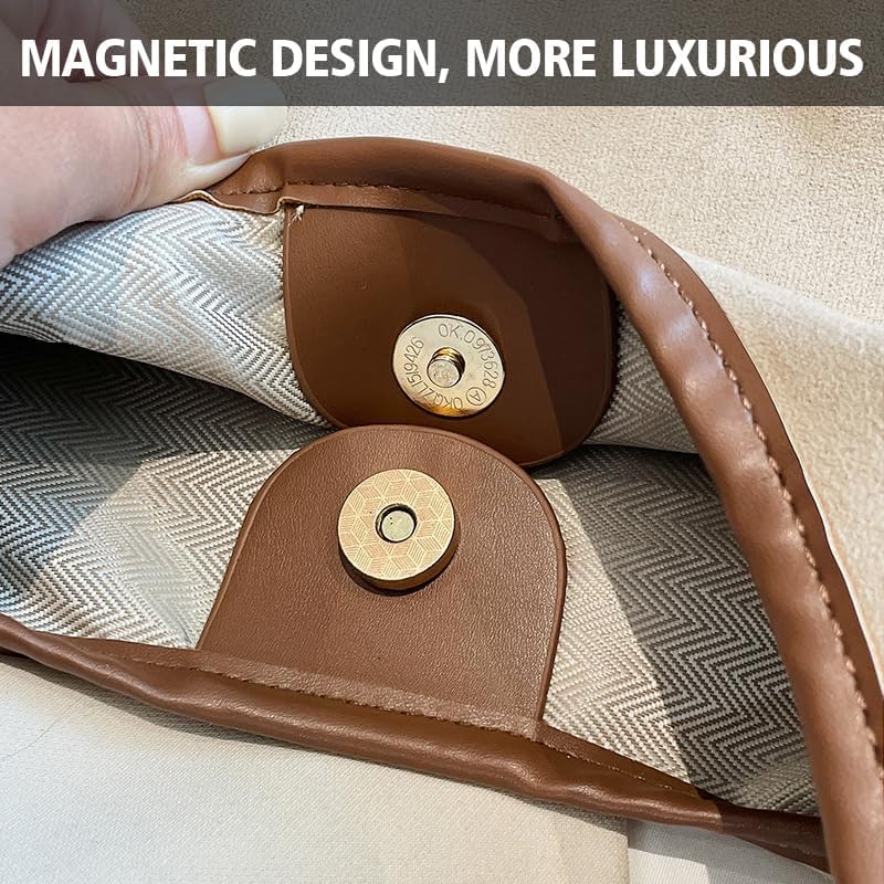 Womens 2025 Suede Shoulder Bag, Retro Boho Crescent Bags, Large Capacity Tote Handbags for Travel Work Shopping4