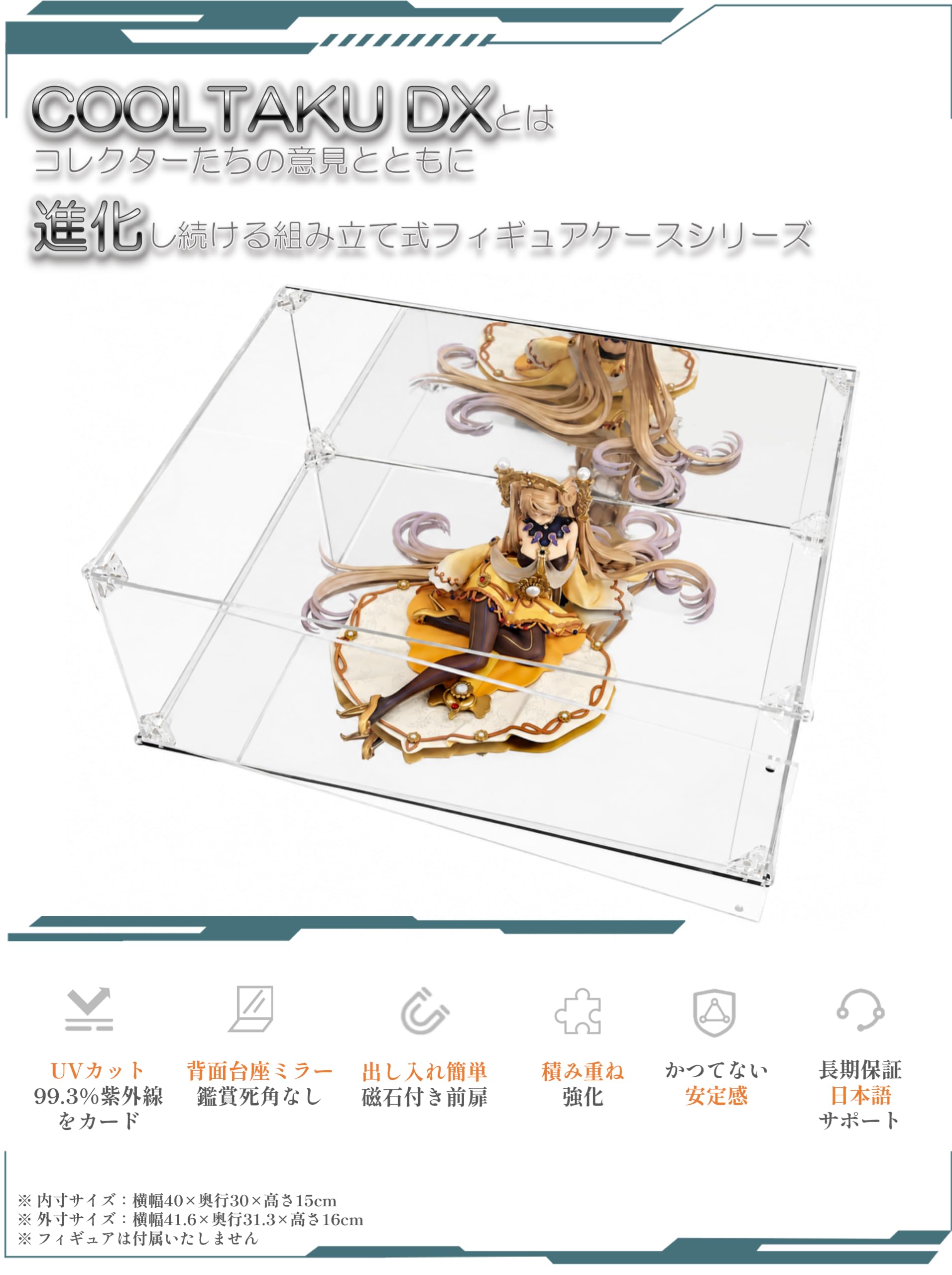 『タミヤ 1/350 』にピッタリのアクリケース (UV２mm厚)底板黒付 タミヤ 1/350 』にピッタリのアクリケース (UV2mm厚)☆ 底板黒付