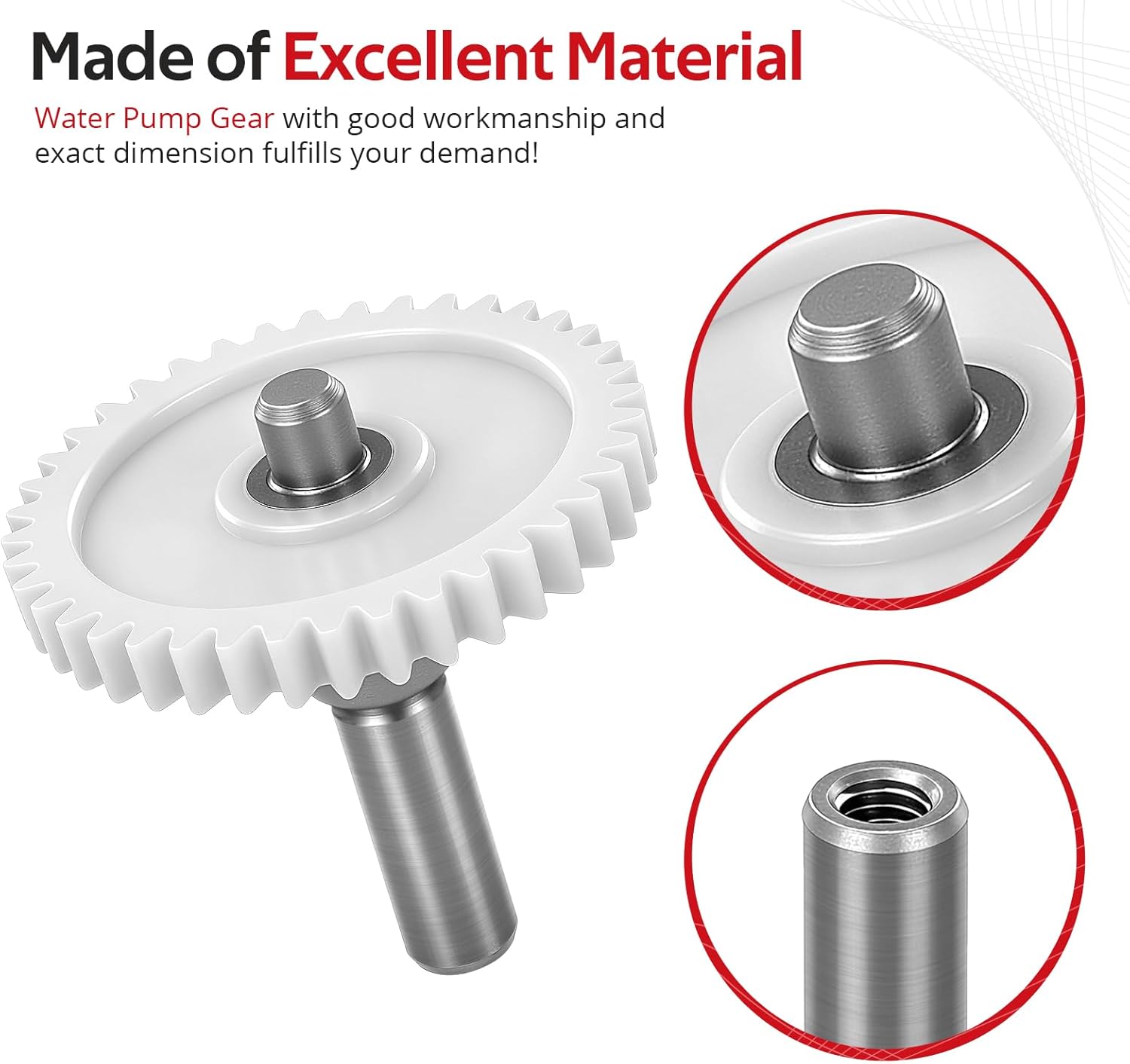 JAVIK Water Pump Gear For Kawasaki KX65 2000-2024 O.E.M# 13234-1110