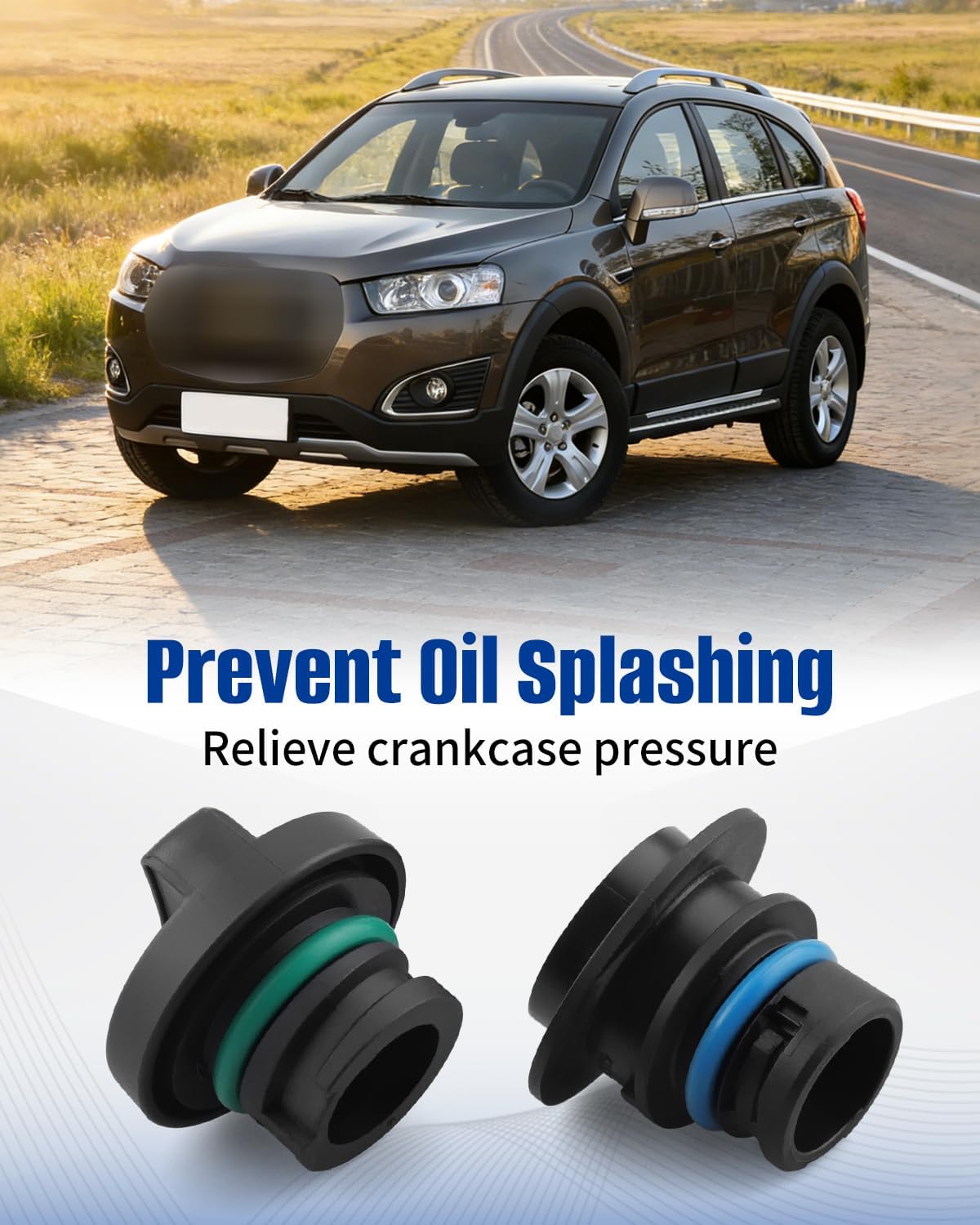 Engine Oil Filler Tube and Cap Cover with Gasket Seal Fit for Lacrosse Regal Verano Captiva Sport Equinox Impala Malibu Orlando Terrain