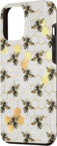 Miniatura 2 de iPhone 14 Pro Max Bumble bee - Estuche con diseño de abeja de abeja amarilla con diseño de apicultor