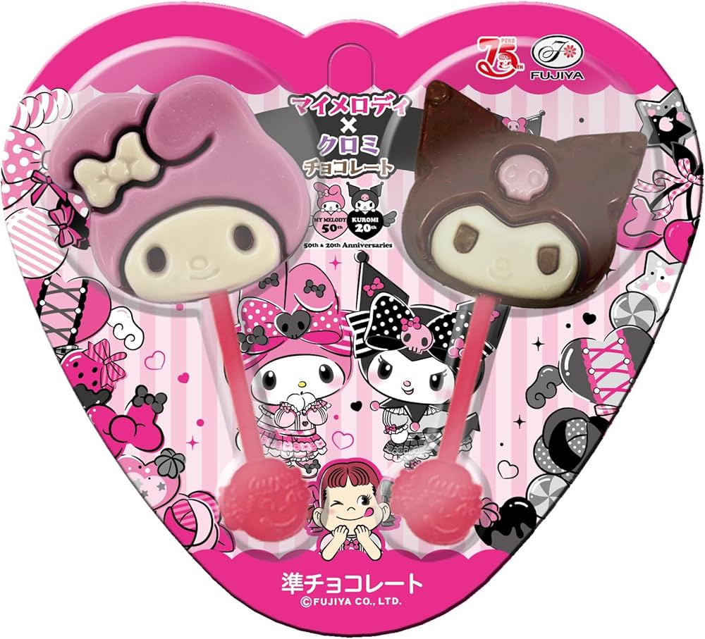 Amazon | 不二家 マイメロディ×クロミチョコレート 2本×12個 | 不二家