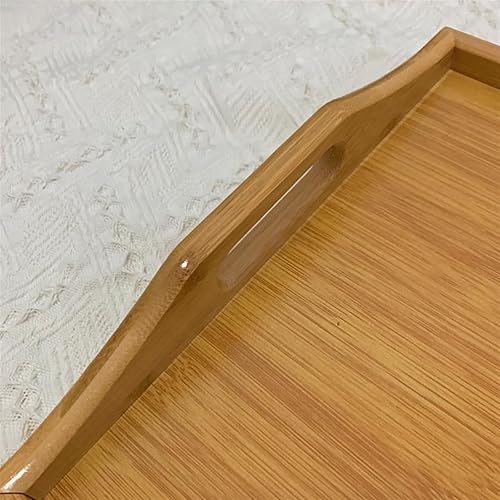 Miniatura 7 de ZSEDP - Bandeja plegable de madera para cama para desayuno en la cama escritorio para laptop mesa de comedor simple para sofá cama mesa de picnic
