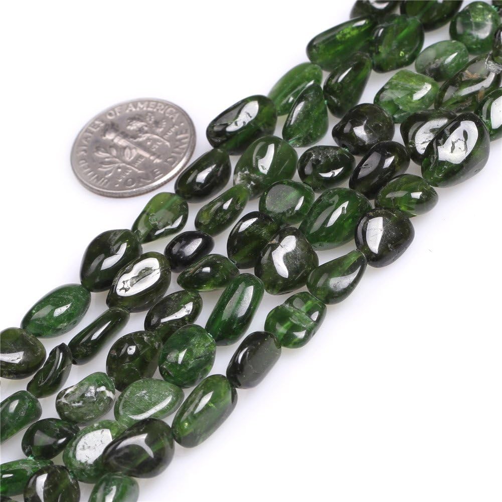 Sweet & Happy Girl's Store 6X8mm Freeform Potato Shape Gemstone Apatite Crystal Beads Strand 15 Inch Jewellery Making Beads