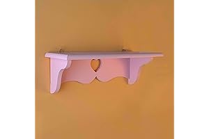 Heart Wall Shelf: Kawaii Love Pink Room Décor