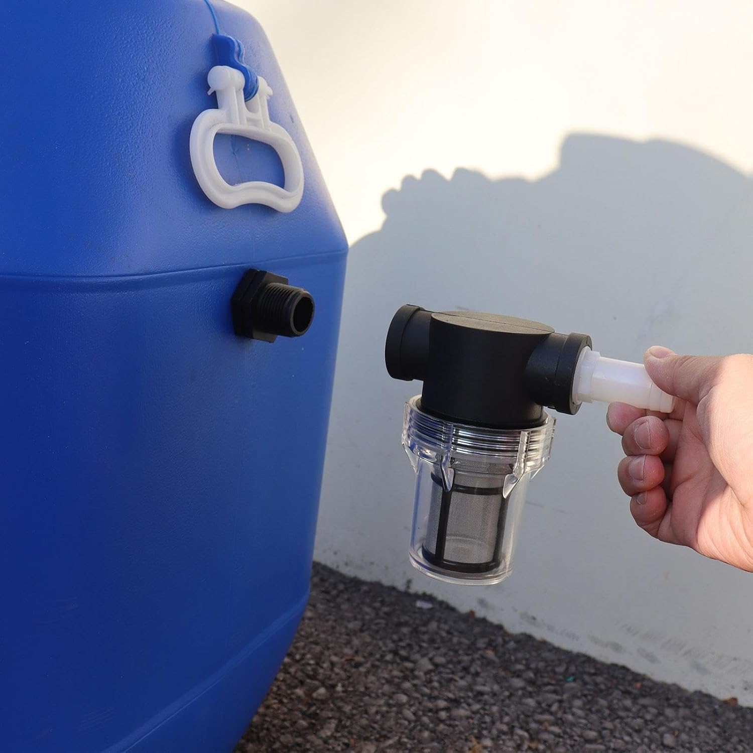 Rain Collector, Rain Barrel Diverter Kit, Rain Diverter for Roof, Downspout Rainwater Collector, Roof Water Collection, Avoid Clogging Easily Connects Your Existing Rain Barrel