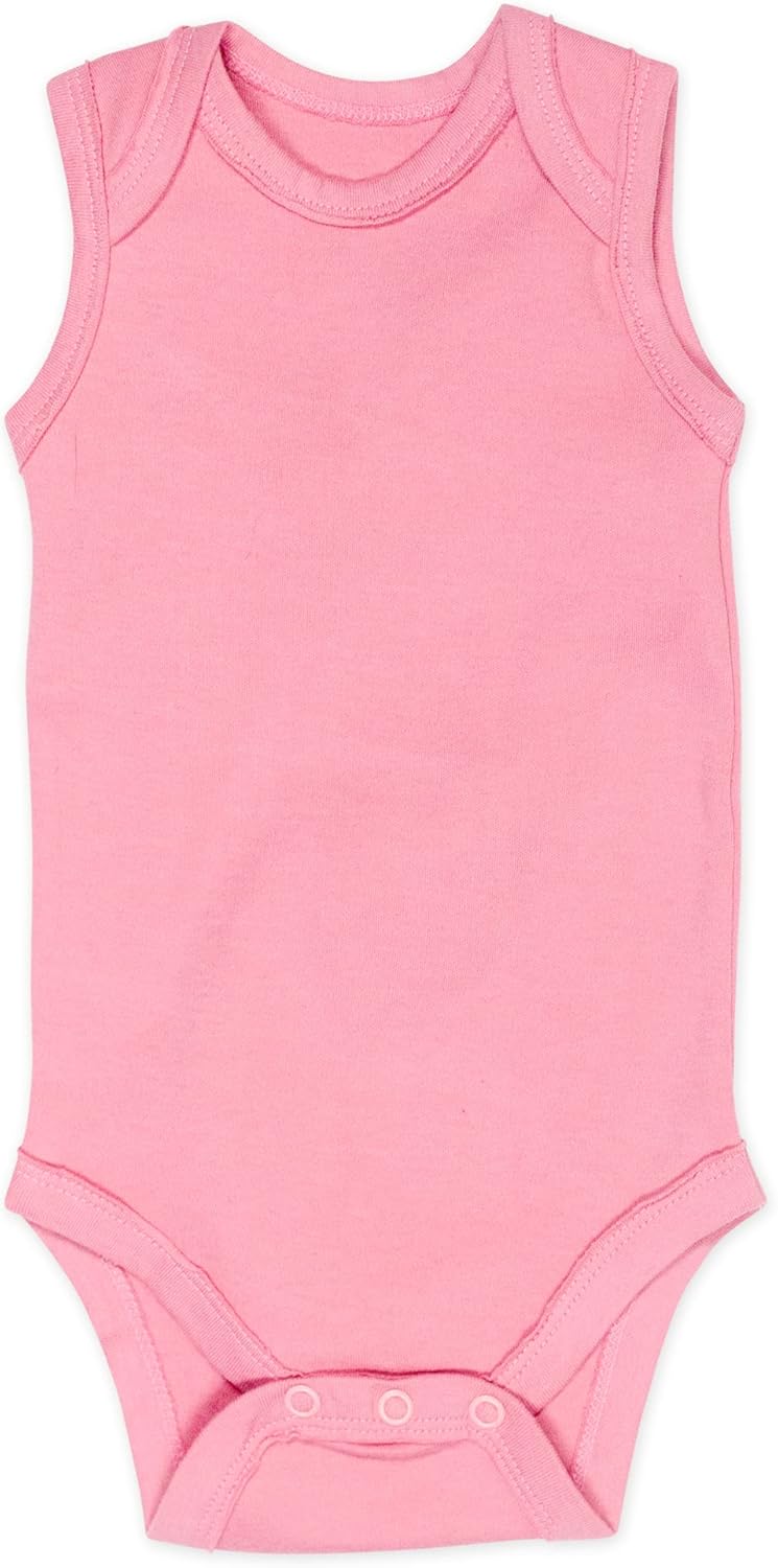 HonestBaby baby-boys Sleeveless Bodysuits One-piece 100% Organic Cotton for Baby Boys, Girls, Unisex - Image 3