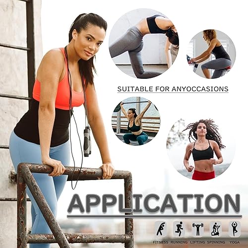 Miniatura 4 de Faja reductora de cintura para mujer, cinturón de sauna sin neopreno, cinturón adelgazante para sauna, traje de entrenamiento