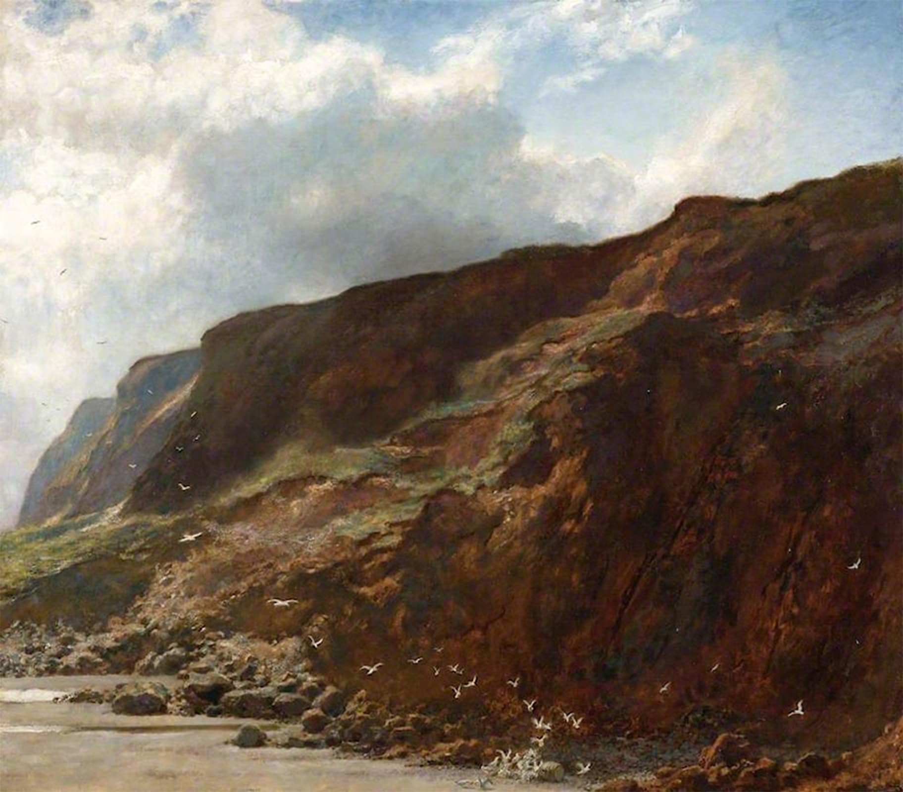 POSTERIIk Vintage Classic Picture Landscape Artwork il giorno della tempesta Briton Riviere Portrait Canvas Painting for Office Home Decor 60x90cm