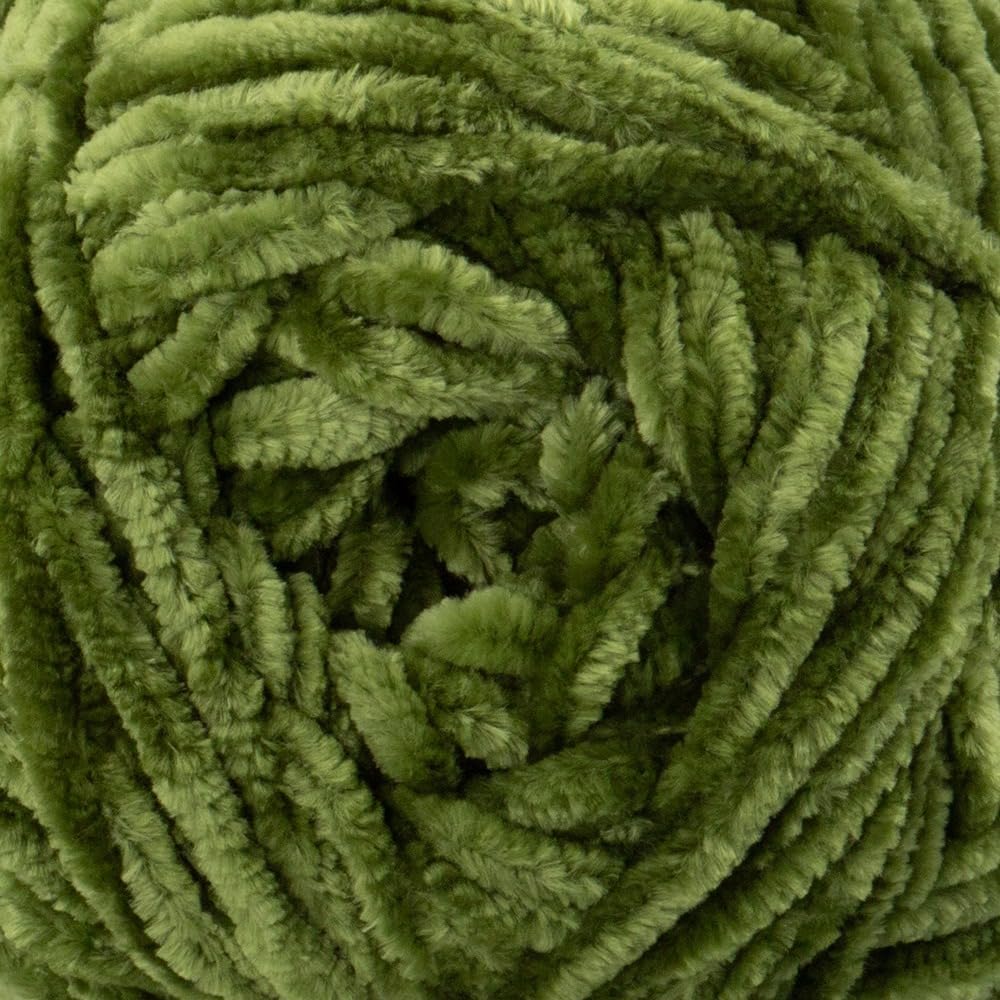 Craft County Bulky 5 Velvet Yarn – Super Soft Polyester Yarn for Blankets, Home Décor, and More!