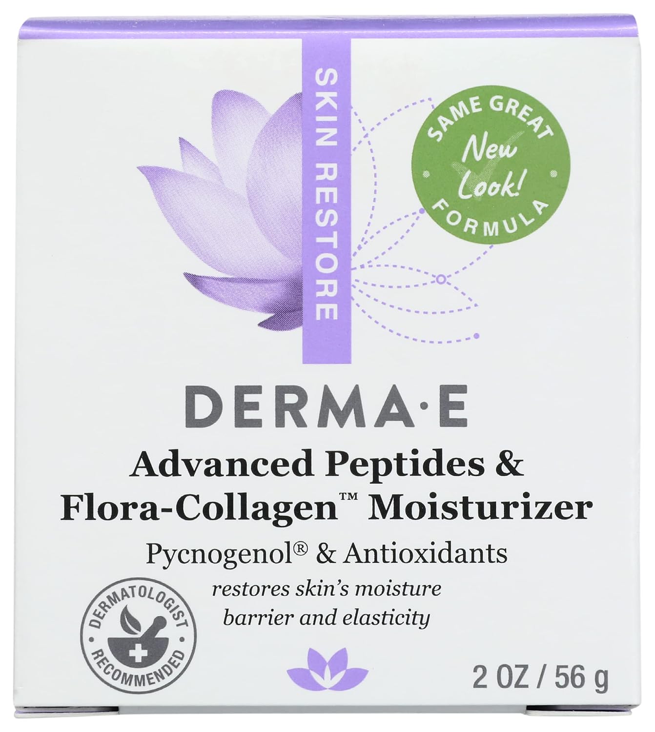 Derma E Advanced Peptides & Collagen Moisturizer Cream, Paraben Free, 2 Ounces (Pack Of 1)