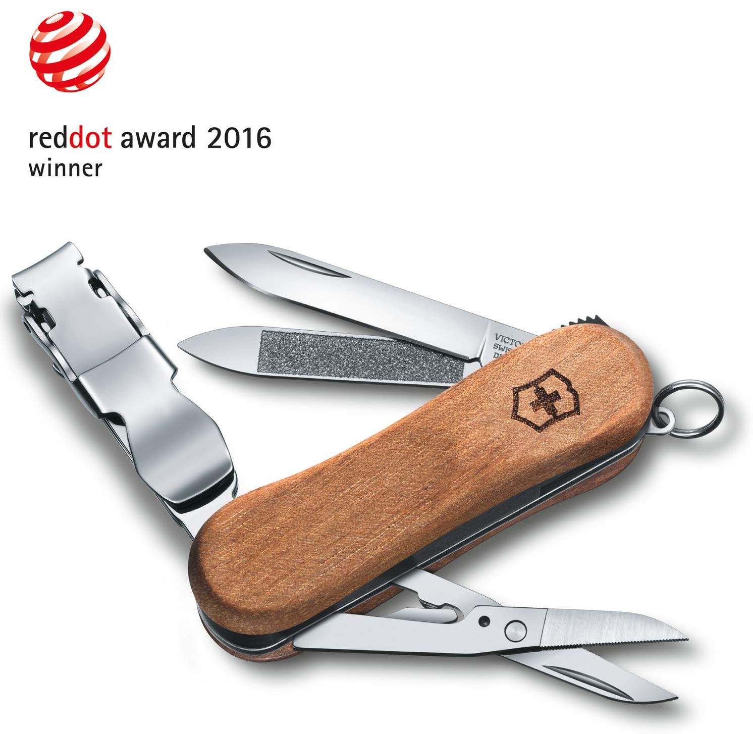Victorinox Holz Nagelknipser 580 6 Funktionen Nussbaumholz