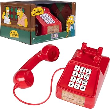 Disney The Simpsons Moes Prank Phone, Feature Iconic Telephone from Moes Tavern, Over 10 Prank Calls and Phrases