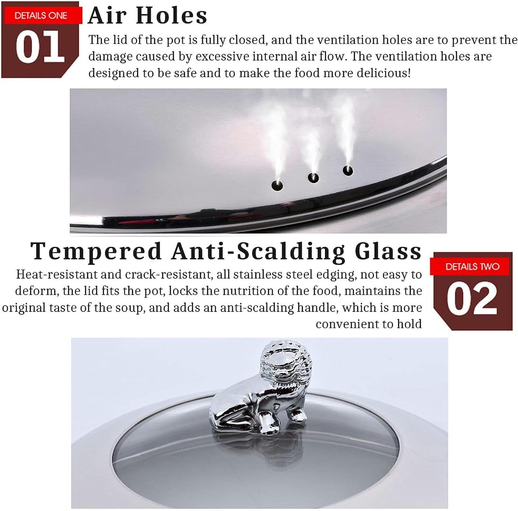 Chafing Dish rotondo di dimensioni standard, set di contenitori riscaldanti per buffet in acciaio inossidabile, con teglia per alimenti, coperchio e contenitore per combustibile, per catering, feste e