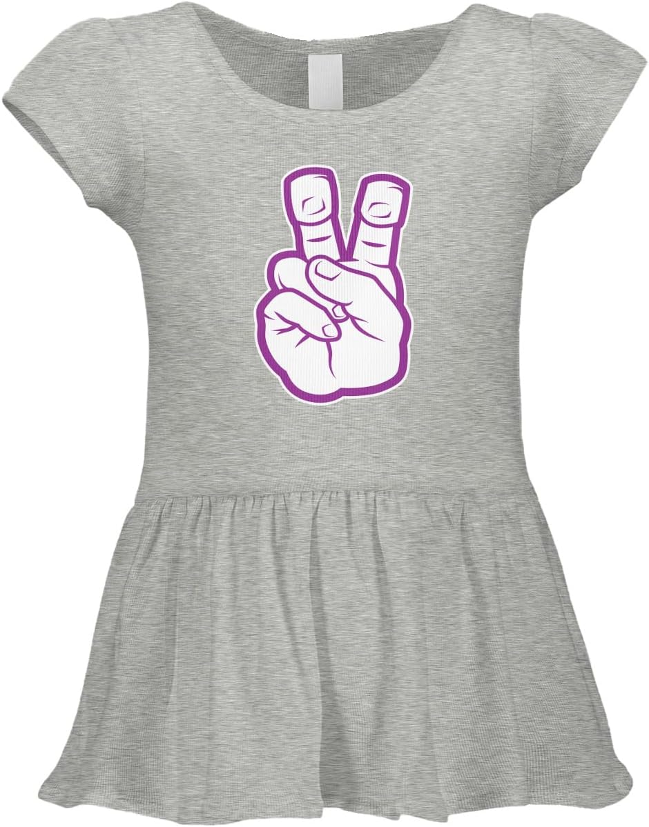 Texas College Sports - Hand Sign Infant/Toddler Baby Rib Dress