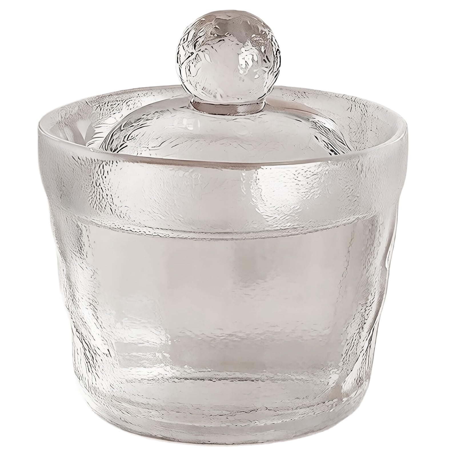 Limtula Japanese Hammered Overnight Glass Pickle Jar Food Grade Refrigerator Fermentation Bowl for Kimchi Cucumbers Sauerkraut Fermentation Pickle Jar
