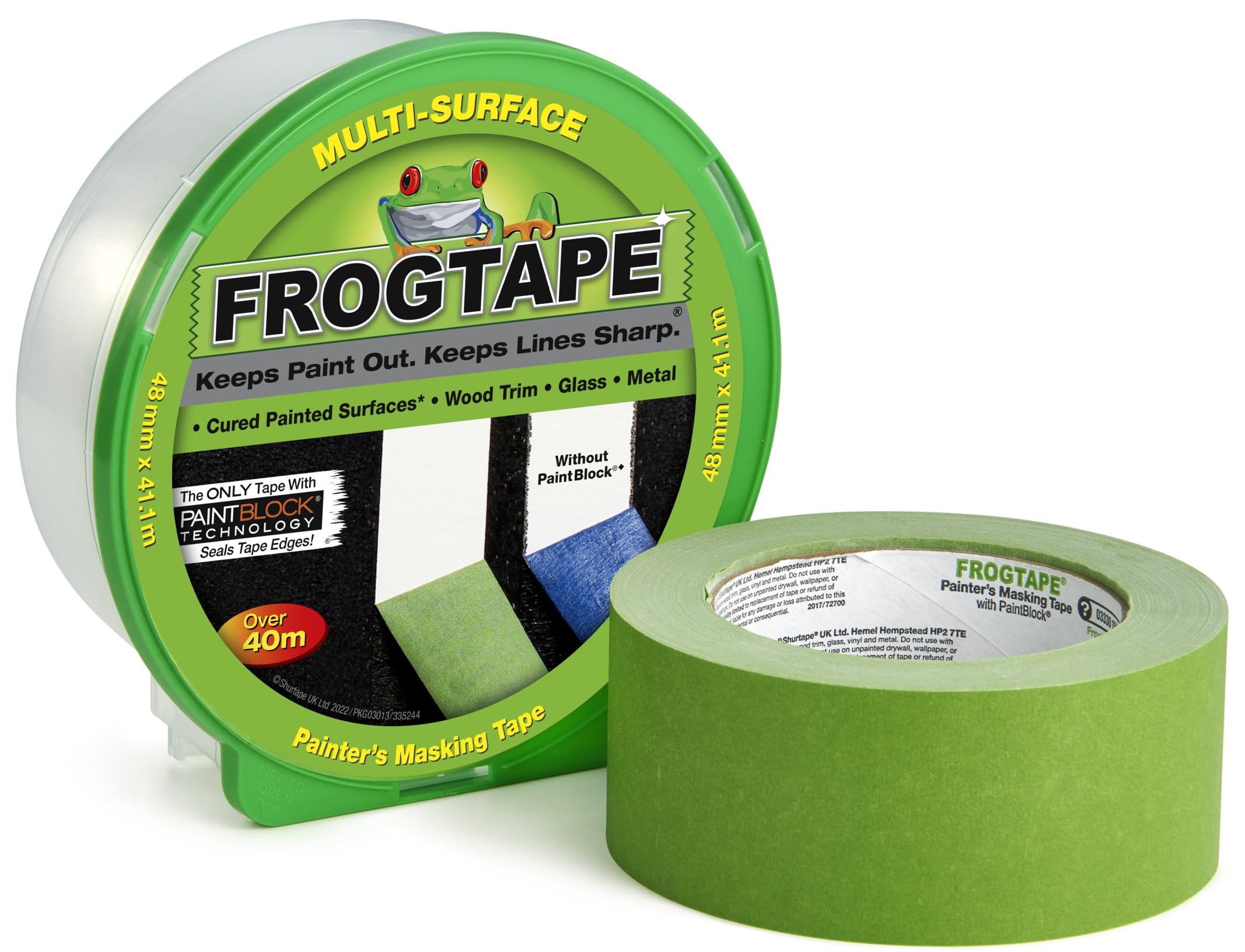 Frog Tape Green Multi Surface Painters Masking Tape 48mm x 41.1m ...