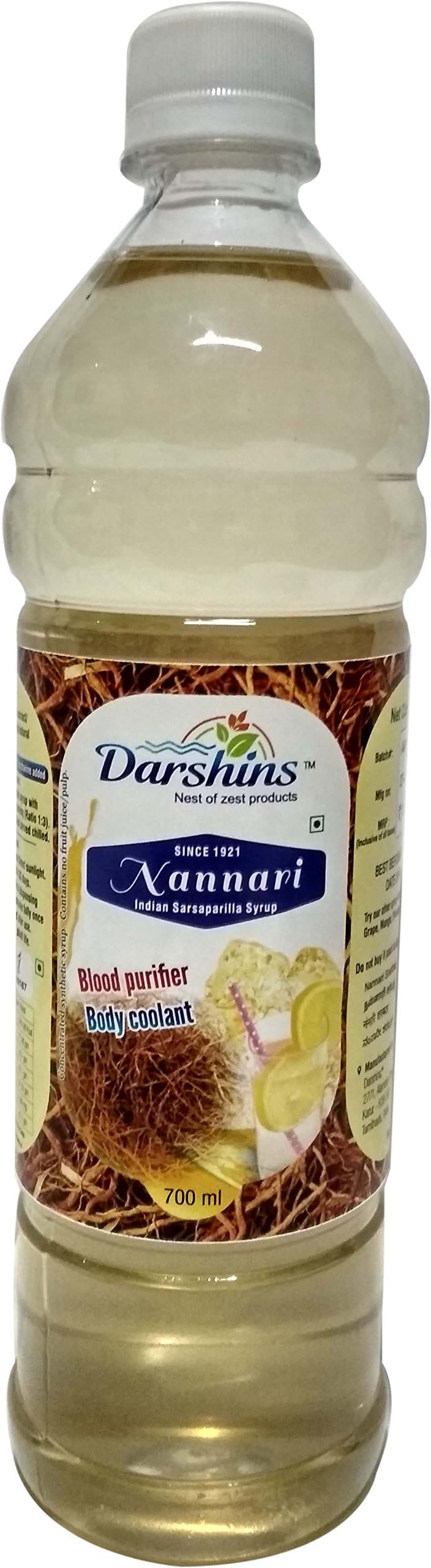 Darshins Nannari Sharbat 700ml
